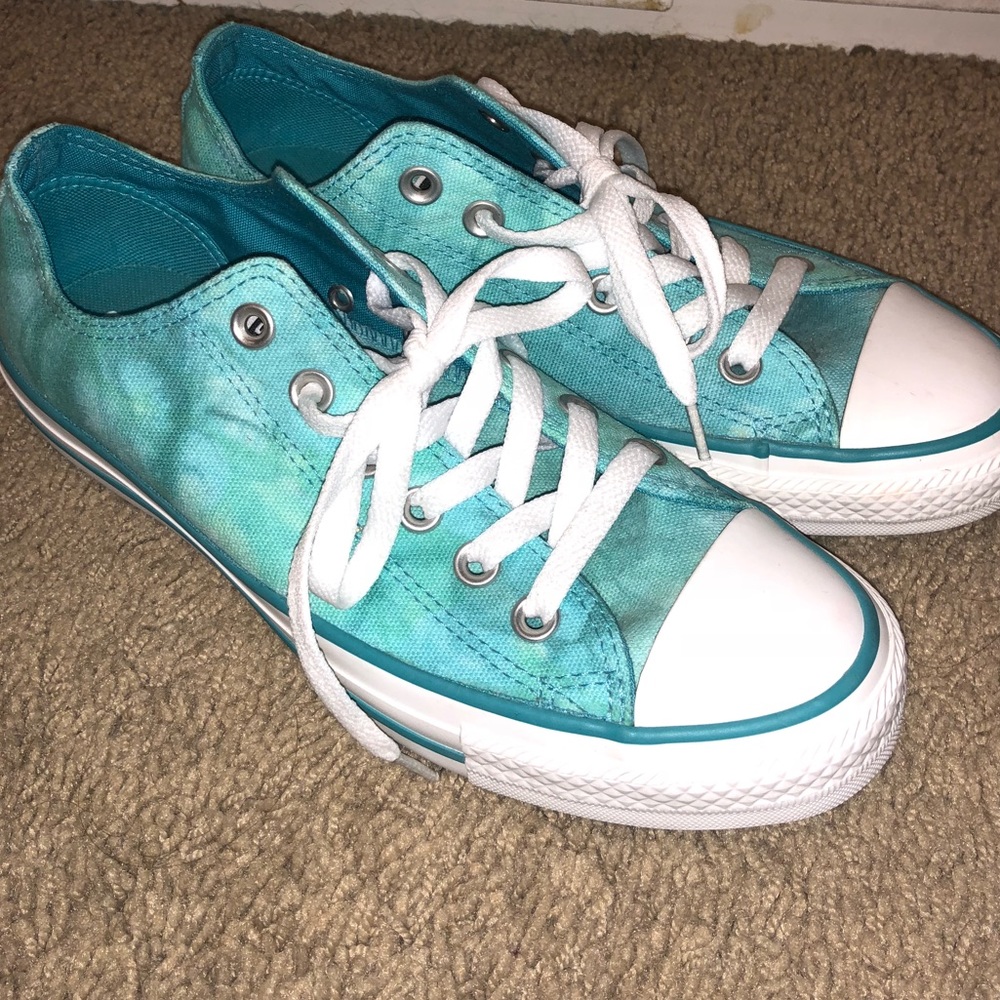 Tie Dye Aqua Converse